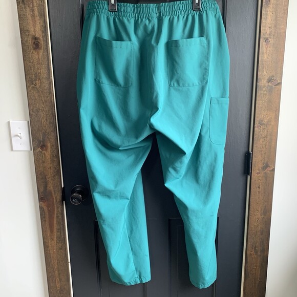 Maevn Cargo Scrub Pants Womens Size 2XL Teal Lightweight Comfortable - Picture 9 of 10
